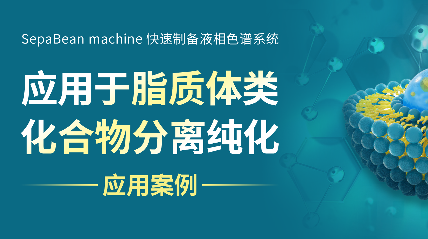 SepaBean machine快速制备液相色谱系统应用于脂质体类化合物分离纯化应用案例