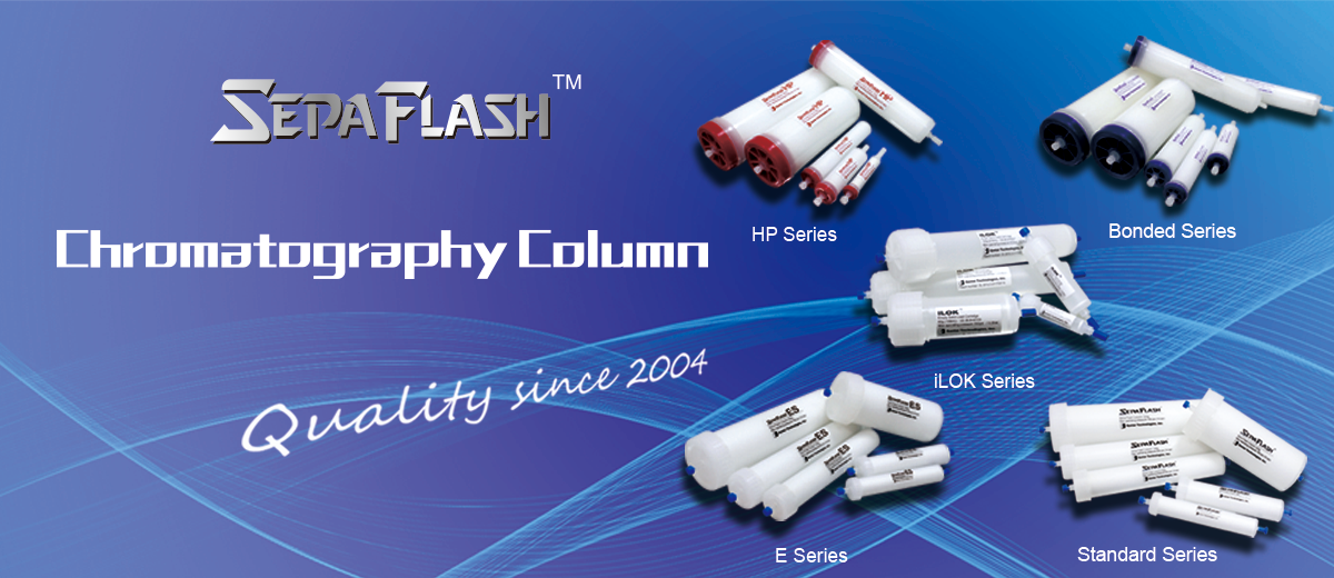 sepaflash flash chromatography column 